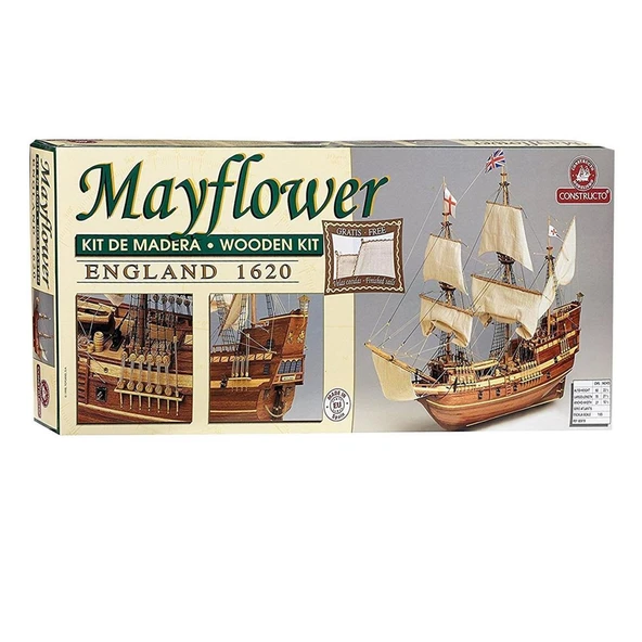 Constructo 80819 1/65 Ölçek, Mayflower, Ahşap Tekne Kiti ürün görseli