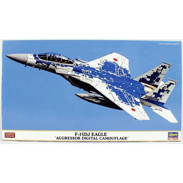 Hasegawa 2454 1/72 Ölçek, F-15DJ Eagle (Aggressor Digital Camouflage), (Limited Edition), Savaş Uçağı Plastik Model Kiti ürün görseli