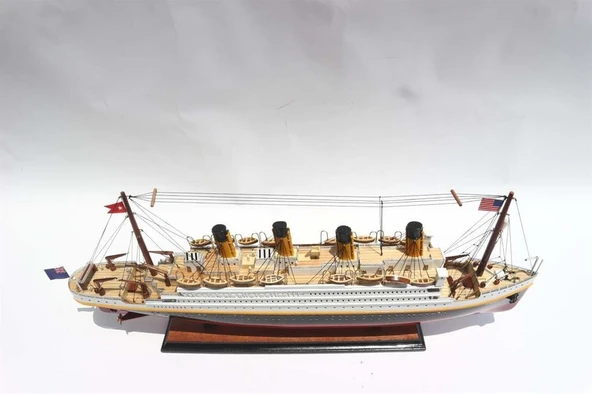 Gianhien Cs0003P60 Rms Tıtanik Ahşap Hazır Gemi Maketi - Resim 2
