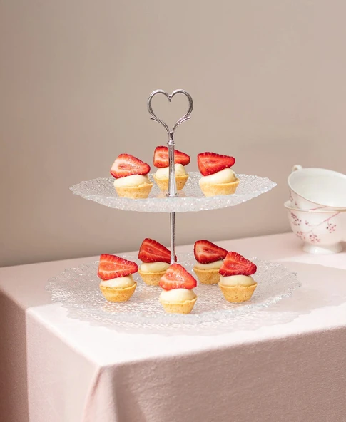 Madame Coco Charmes 2 Katlı Kek Standı 28 cm ürün görseli