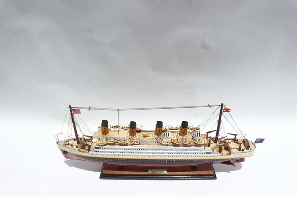 Gianhien Cs0003P60 Rms Tıtanik Ahşap Hazır Gemi Maketi - Resim 5