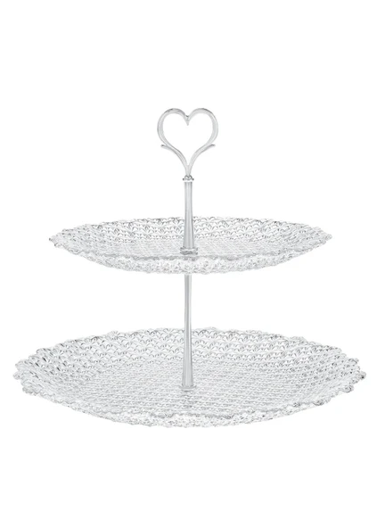 Madame Coco Charmes 2 Katlı Kek Standı 28 cm - Resim 4