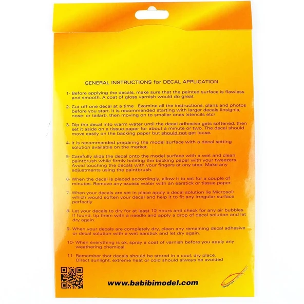 Babibi DBT-01382 1/32 Ölçek, F-4E Terminator Şimşek Projesi Özel Boyama, Dekal Çıkartma - Resim 2