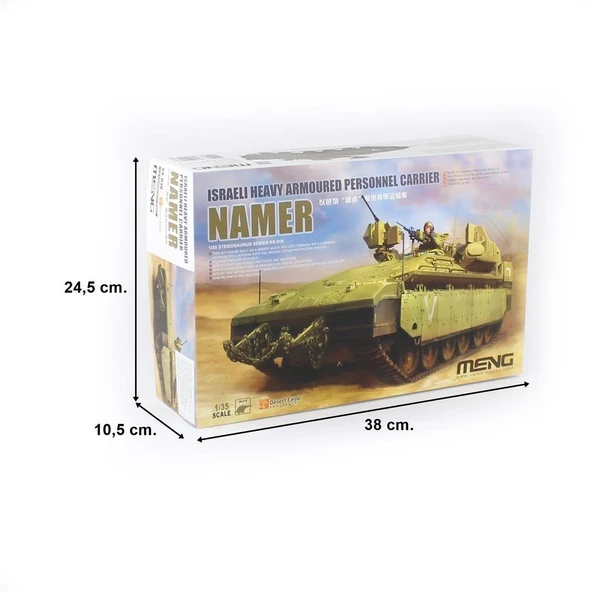 Meng SS-018 1/35 Ölçek, Israil NAMER, Ağır Hizmet Zırhlı Personel Taşıyıcı, Plastik Model Kiti - Resim 5