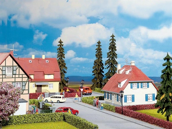 Noch 21522 Çalı Çitler, Yeşil, 2 Adet, 1.0x0.6 cm Diorama Malzemesi ürün görseli