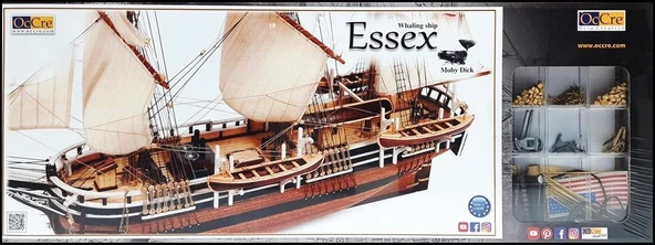 Occre 12006 1/60 Ölçek, Essex, 74 cm. Yelkenli Balina Avı Gemisi, Ahşap Model Kiti ürün görseli 1