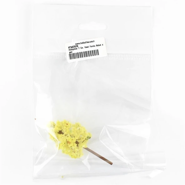 Hobbytime 7 Cm. Yassı Formlu Mabet ağacı, 3 Adet - Resim 2