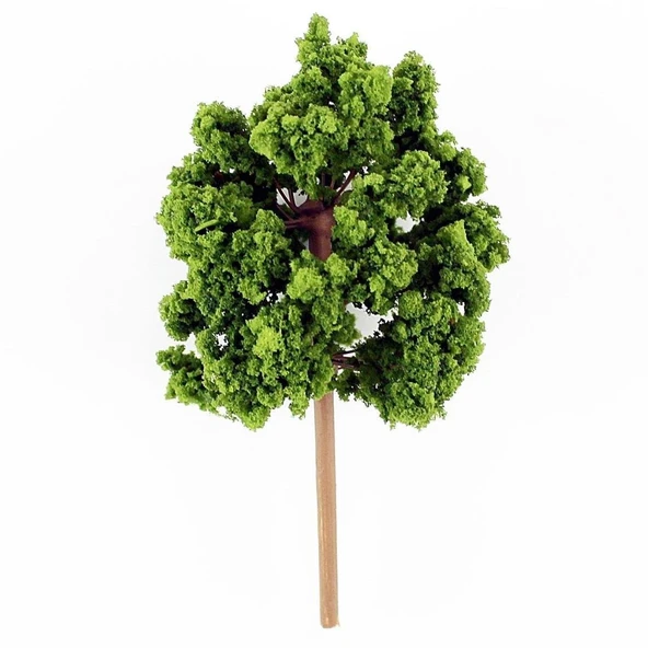 Hobbytime 9 Cm. Yuvarlak Formlu Yaz Yeşili Ağacı Modeli, 2 Adet ürün görseli
