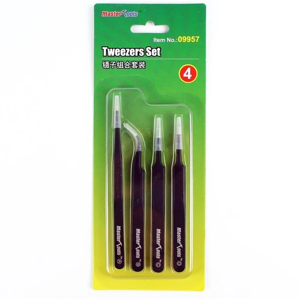 MST 09957 Hassas Cımbız Seti, 4 Adet - Resim 3