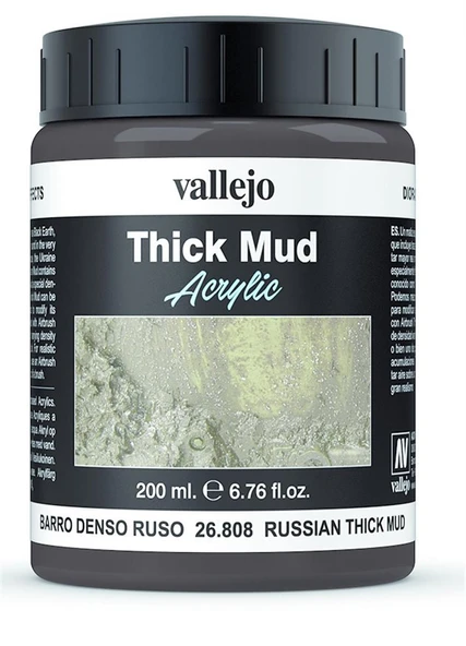 Vallejo 26808 200 ml. Russian Splash, Çamur Dokusu ürün görseli