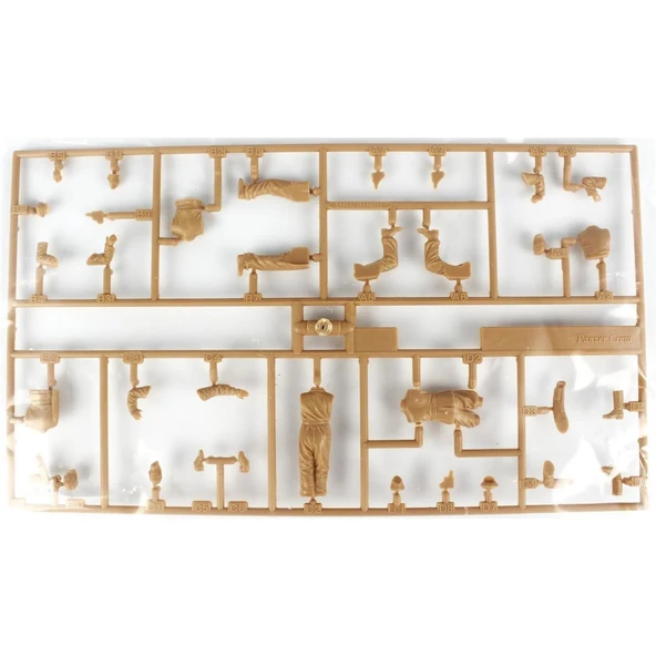 HobbyBoss 84401 1/35 Ölçek, Alman Tank Mürettebatı (Normandy 1944), Plastik Figür Kiti - Resim 3