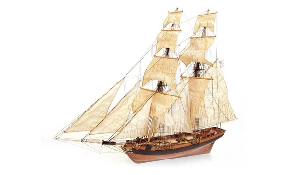 Occre 13003 1/53 Ölçek, Dos Amigos Yelkenli Tekne Ahşap Model Kiti - Resim 3