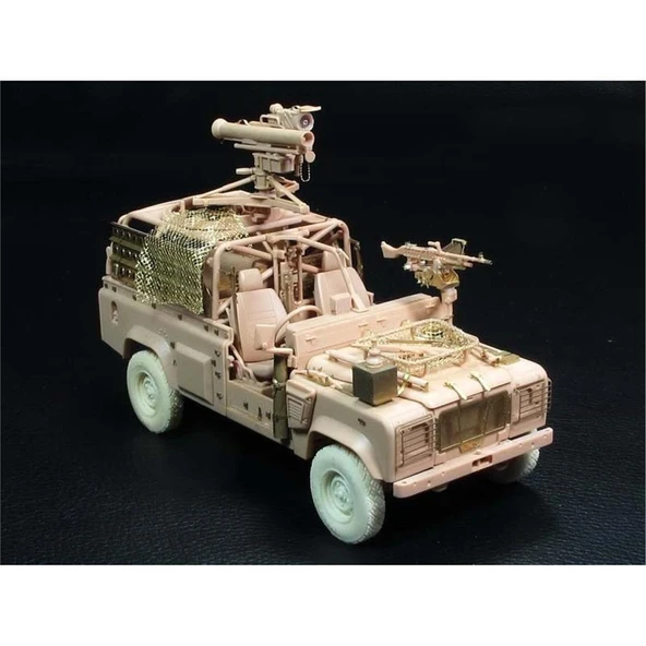 HobbyBoss 82447 1/35 Ölçek, Land Rover WMIK w/MILAN ATGM, Askeri Cip, Plastik Model Kiti - Resim 2
