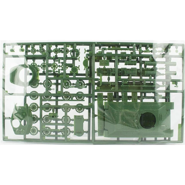 Academy 13421 1/72 Ölçek, T-34-85 Soviet Orta Sınıf Tankı, Plastik Model kiti - 4