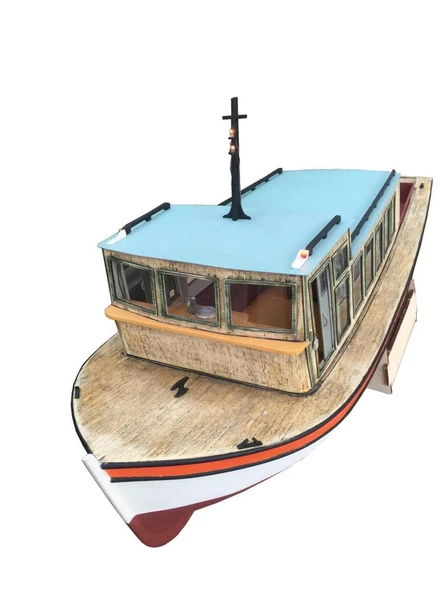 Türk Model 1/12 126 Beşiktaş Motoru, 77 cm. Ahşap Model Kiti ürün görseli