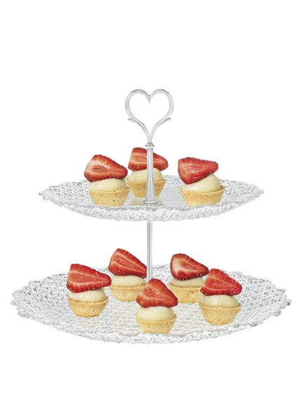 Madame Coco Charmes 2 Katlı Kek Standı 28 cm - Resim 3