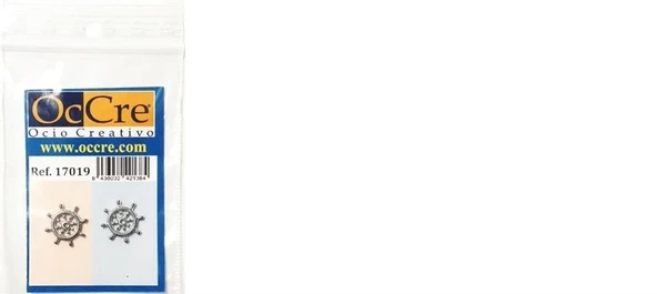 Occre 17019 Dümen Simidi 15 mm. Zamak, 2 Adet - Resim 2