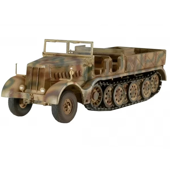 Trumpeter 07275 1/72 Ölçek, Sd.Kfz.9 (18t) Yarı Paletli Araç ve Sd.Ah.116 Dorse, Plastik Model Kiti - 2