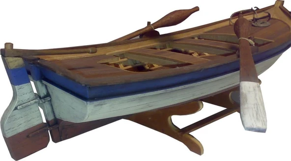 Türk Model 1/12 122 Sandal, 35 cm. Ahşap Model Kiti - Resim 3