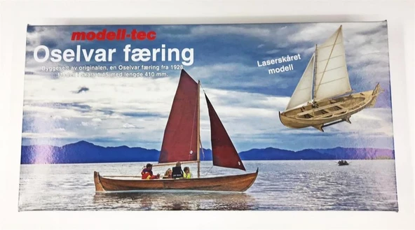 Türk Model 1/15 6010300 Oselvar Færing Norveç Sandalı, 41 cm. Ahşap Model Kiti ürün görseli