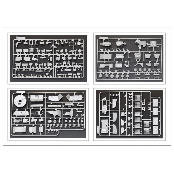 RFM 5007 1/35 Ölçek, M1A1/ A2 Abrams Tankı, İç Detaylı, Plastik Model kiti - Resim 2