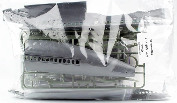 Big Planes Kits 7219 1/72 Ölçek, 737-800 KLM Yolcu Uçağı, Plastik Model kiti - Resim 2