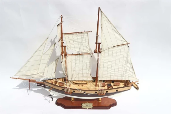 Gianhien Ts0033P Lynx Ahşap Hazır Yelkenli Gemi Maketi - Resim 2