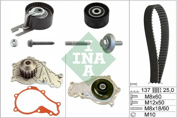 INA 530037530 DEVİRDAİMLİ TRİGER SETİ 137x254 P206-P207-P307-P308-P407-P3008-EXPERT-PARTNER-BERLINGO-JUMPY-C2-C3 -C4-C5-XSARA-FOCUS II-FIESTA V-VI VOLVO S40-C30-V50-FIAT SCUDO EURO4 1.6 HDI-TDCİ 16844 ürün görseli 1