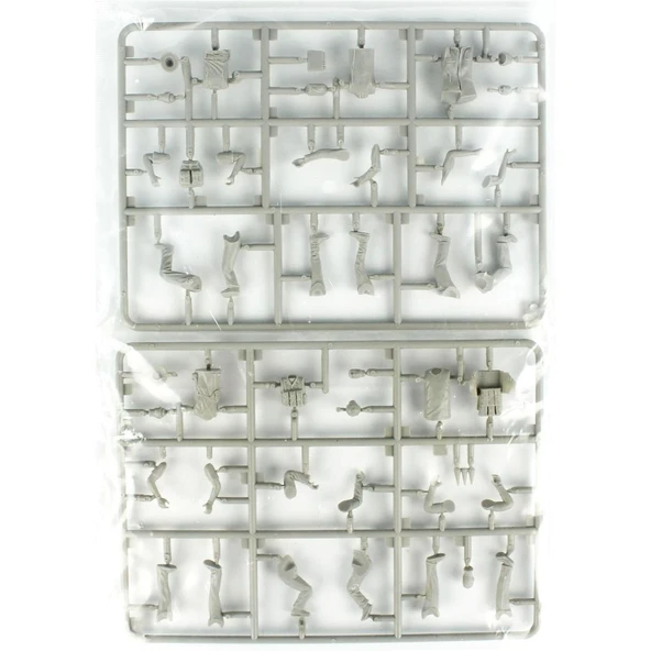 Trumpeter 00438 1/35 Ölçek, Afrikalı Özgürlük Savaşçısı Figürleri Plastik Model Kiti - Resim 3