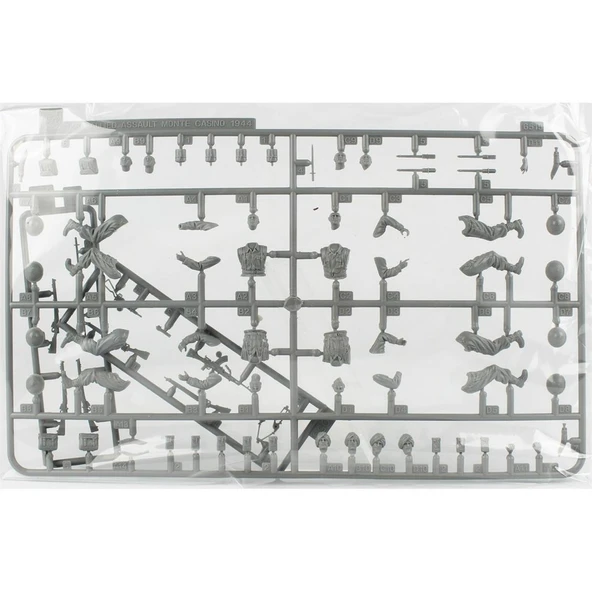 Dragon 6515 1/35 Ölçek, Monte Cassino Müttefik Taarruzu, Figürleri Plastik Model Kiti - Resim 4