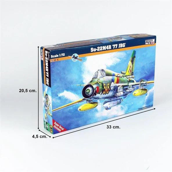 Mistercraft E012 1/72 Su-22 M4R (77 JBG) Savaş Uçağı Plastik Model Kiti - Resim 4