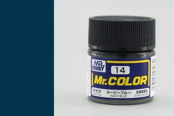 Mr.Hobby C-014 10 ml. Navy Blue, Mr.Color Serisi Model Boyası ürün görseli 1