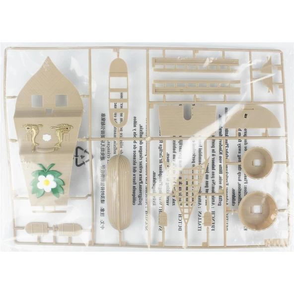 Trumpeter 01201 1/60 Ölçek, Mayflower Yelkenli Kargo Gemisi, Plastik Model Kiti - Resim 3