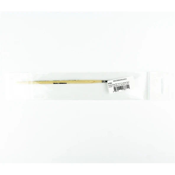 Hobbytime 781 No.0 Yuvarlak Saplı, Kolibri, Sentetik Kıllı Boya Fırçası - Resim 3