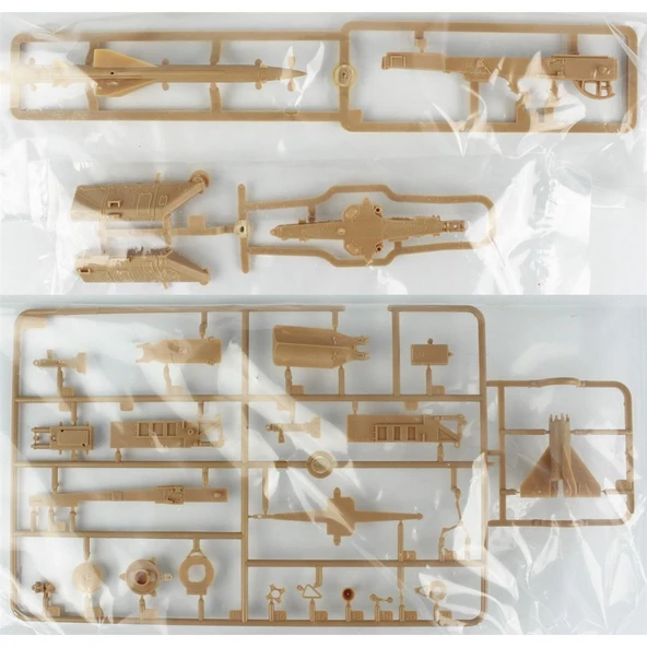 HobbyBoss 82933 1/72 Ölçek, Fırlatıcı Kabinli SAM-2 Füzesi, Plastik Model Kiti - 4