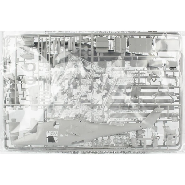 Mistercraft F046 1/72 Mi-24W/D Pt.1 (/Polish Husar) Askeri Helikopter Plastik Model Kiti - 2