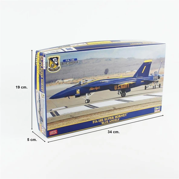 Hasegawa 2467 1/72 Ölçek, F/A-18E Super Hornet (Blue Angels), (Limited Edition), Savaş Uçağı Plastik Model Kiti - 5