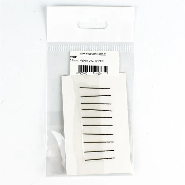 0.6 mm. Matkap Ucu, 10 Adet - Resim 2