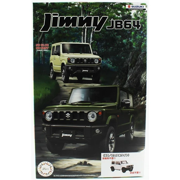 Fujimi C-NX-18 06634 1/24 Ölçek, Suzuki Jimny JB64 (XC/Pure White), Cip Plastik Model Kiti ürün görseli