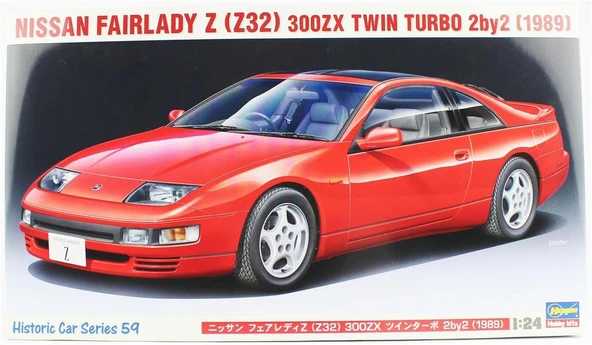 Hasegawa HC59 21159 1/24 Ölçek, Nissan Fairlady Z (Z32) 300ZX Twin Turbo 2by2 (1989), Otomobil Plastik Model Kiti ürün görseli
