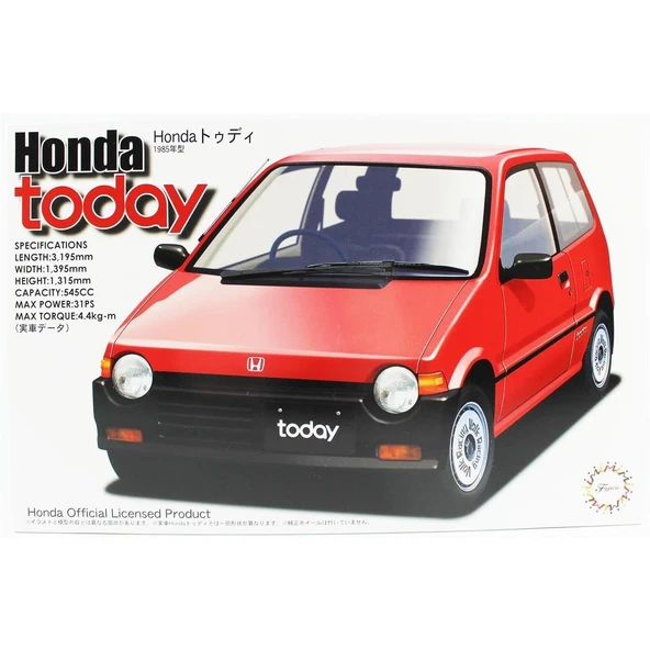 Fujimi ID-12 04692 1/24 Ölçek, Honda Today G, Otomobil Plastik Model Kiti ürün görseli 1