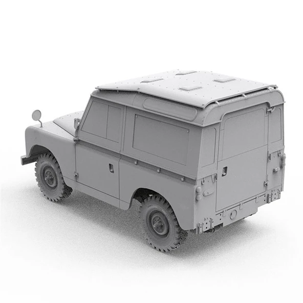 AK 35013 1/35 Ölçek, Land Rover 88 Series IIA (Steyşın Vagon), Askeri Araç Plastik Model Kiti - Resim 3
