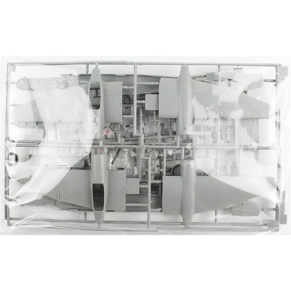 Dragon 5005 1/72 Ölçek, He219A-0 Uhu ( Golden Wing Serisi) Savaş Uçağı Plastik Model Kiti - 4