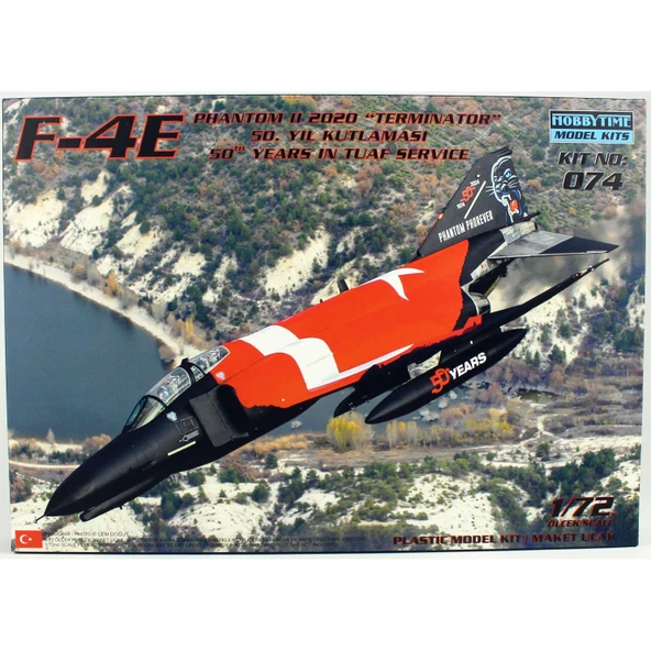 Hobbytime 074 1/72 Ölçek, F-4E Phantom II, Terminatör, 50.Yıl Kutlaması, Plastik Model Kiti ürün görseli 1