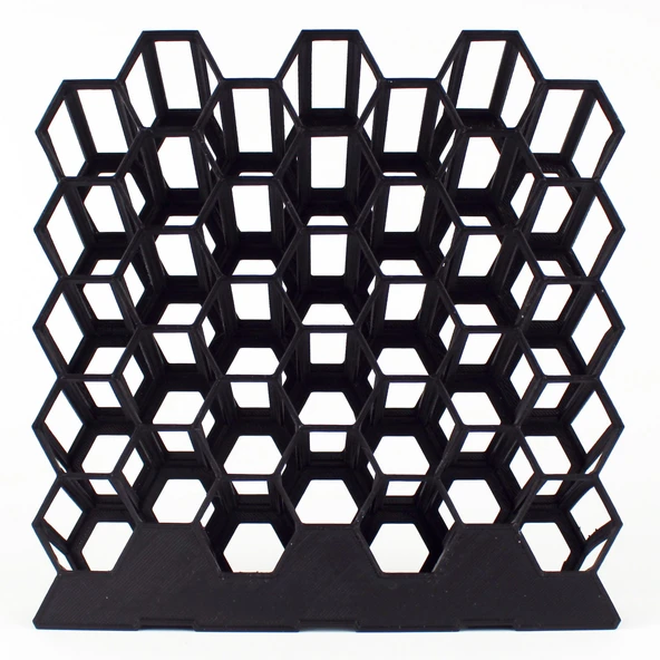 Siyah Boya Standı, 35 Adet 17 ml. Boyalar İçin - Resim 3