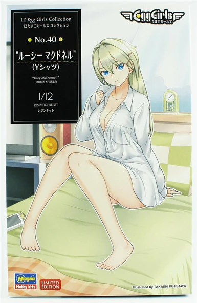 Hasegawa SP575 52735 1/12 Ölçek, 12 Egg Girls Collection 40 (Lucy McDonnell) (Dress Shirts) Resin Model Kiti ürün görseli