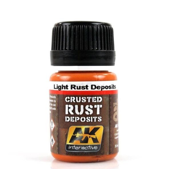 AK 4110 3x35 ml. Pas Öbekleri Efekti, Enamel Model Boyası Seti - Resim 3