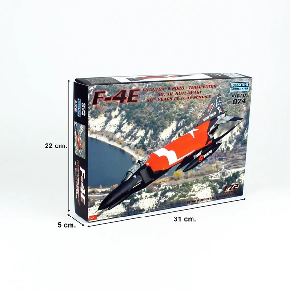 Hobbytime 074 1/72 Ölçek, F-4E Phantom II, Terminatör, 50.Yıl Kutlaması, Plastik Model Kiti - Resim 5