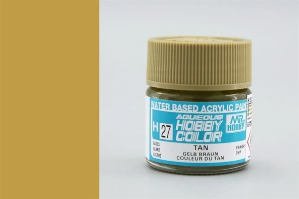 Mr.Hobby H-027 10 ml. Tan, Aqueous Serisi Model Boyası ürün görseli 1