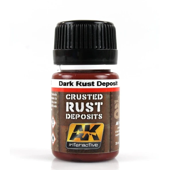 AK 4110 3x35 ml. Pas Öbekleri Efekti, Enamel Model Boyası Seti - Resim 4